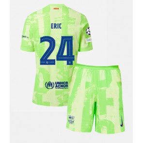 Barcelona Eric Garcia #24 Dětské Alternativní dres komplet 2024-25 Krátký Rukáv (+ trenýrky)